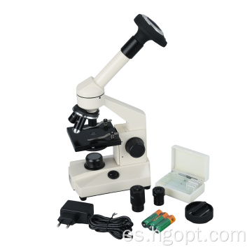 Microscopios monoculares estudiantiles WF10X Microscopio biológico